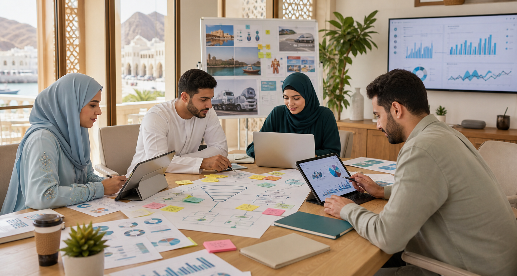 Abu Dhabi AI digital marketing campaign lab for SEO ads social media and analytics