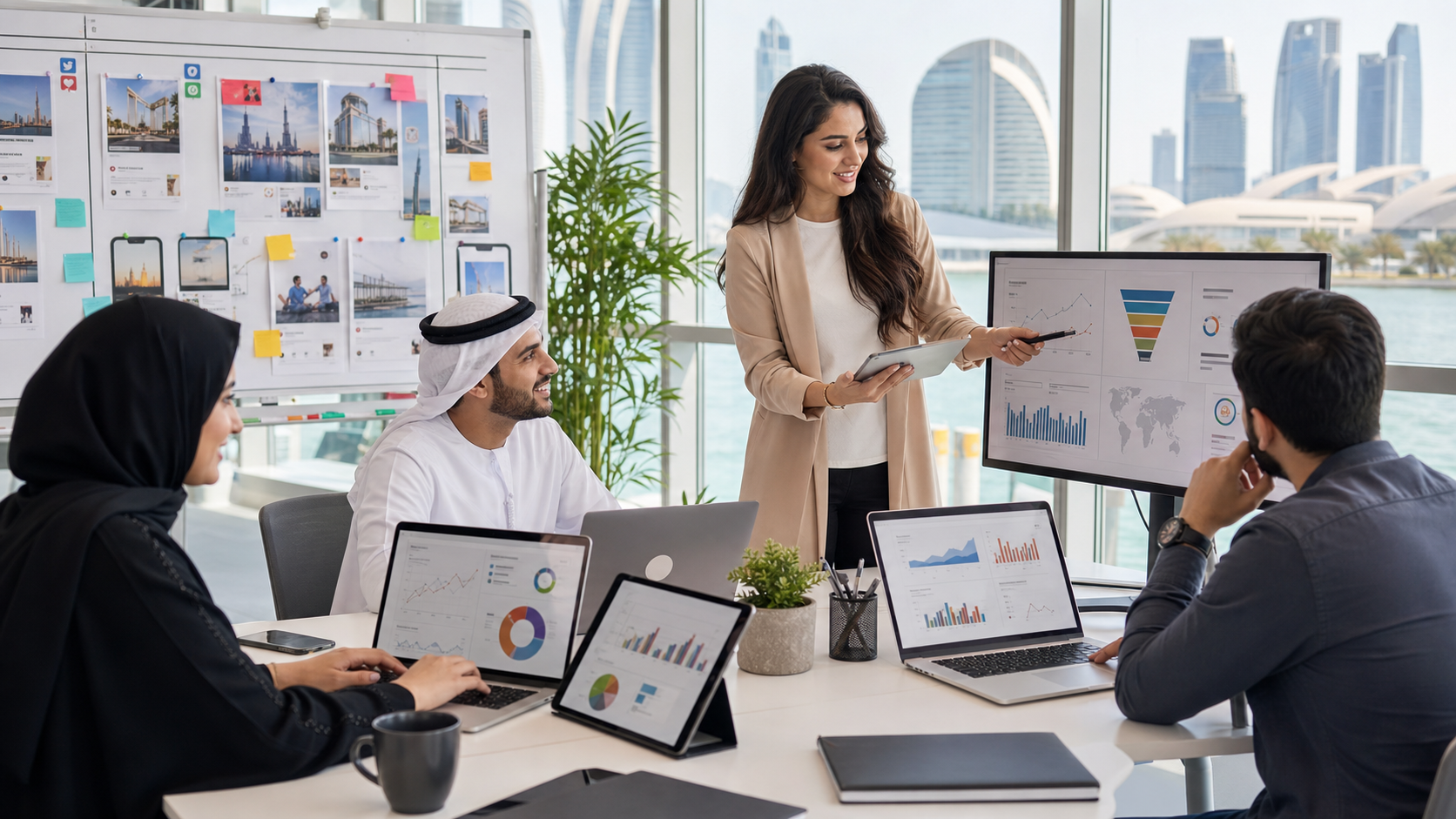 AI digital marketing course in Abu Dhabi with live training and analytics dashboards