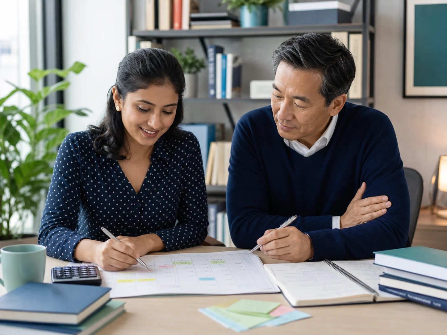 Finance learner planning ACCA exam sessions with an accounting mentor