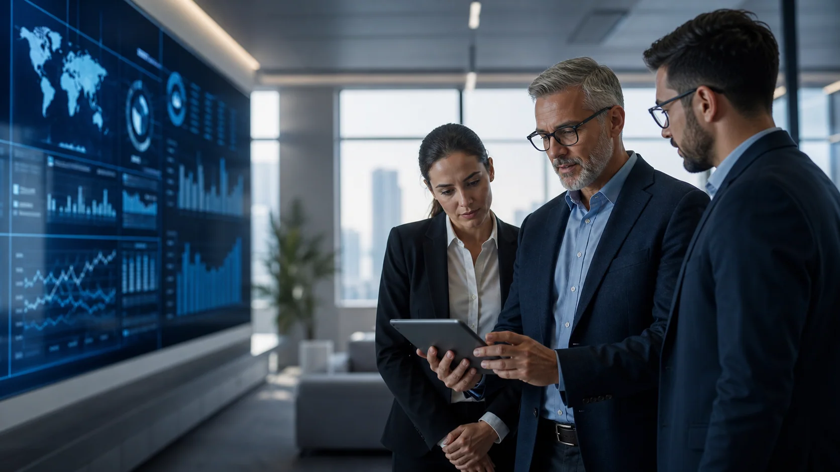 Cybersecurity leaders reviewing security risk and resilience decisions