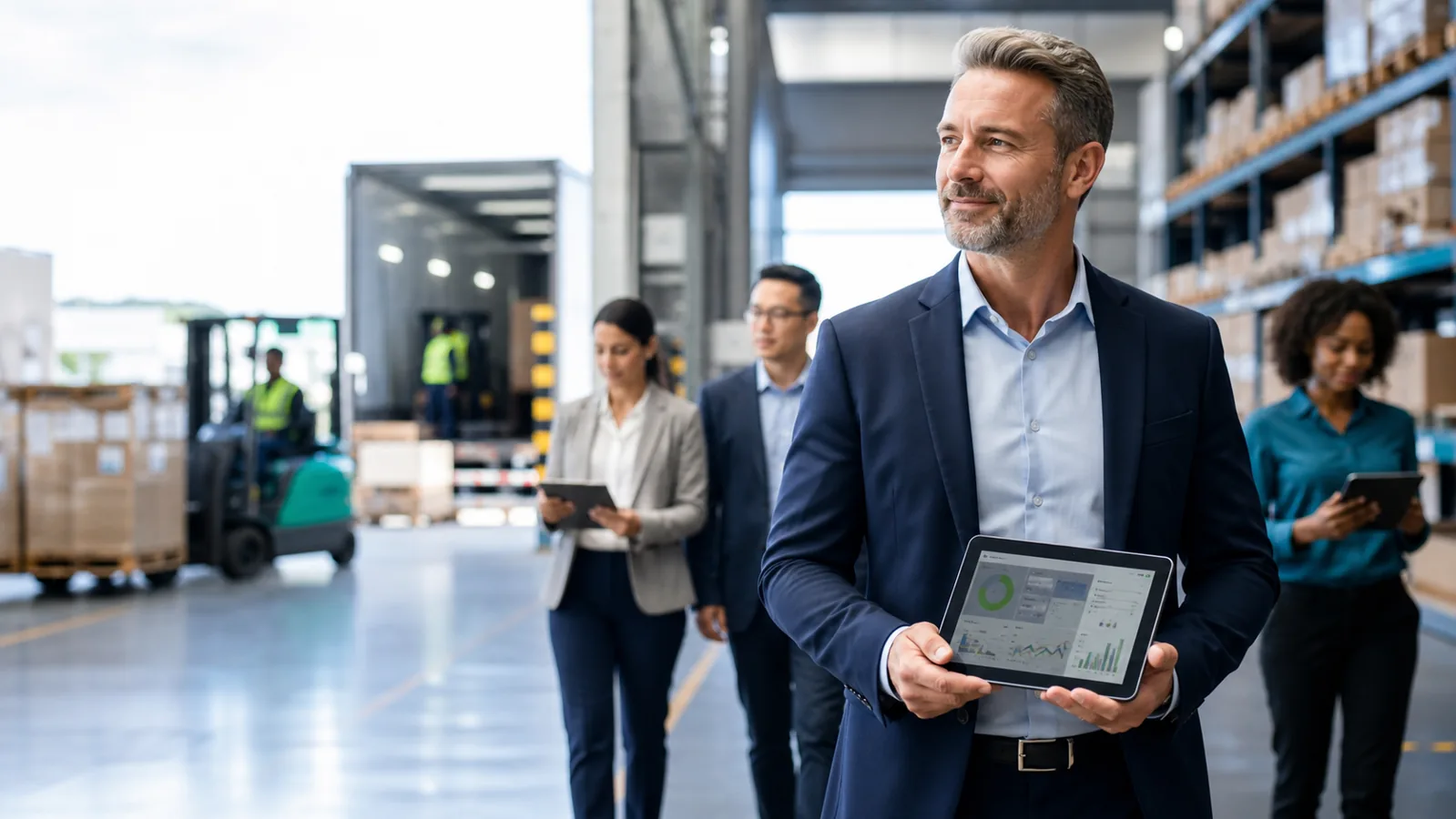 Logistics leader in a distribution operations environment