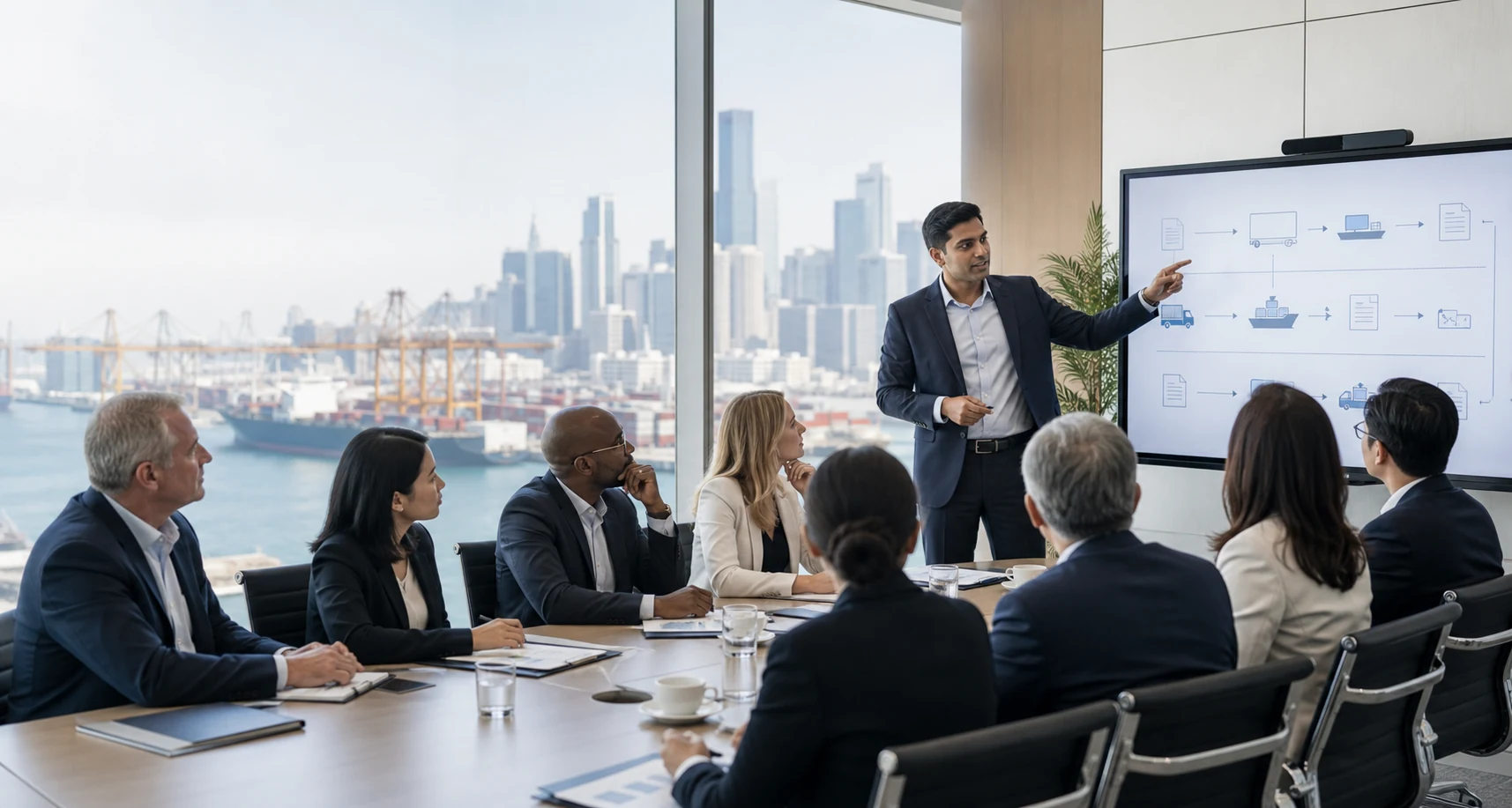 International professionals attending a live CTFP trade finance workshop