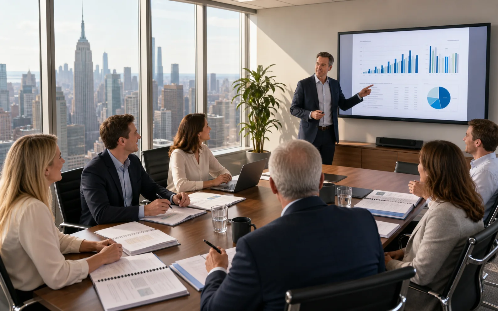 Finance professionals attending a live corporate IFRS training workshop in New York