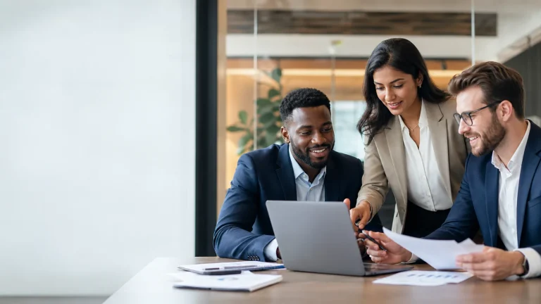 Global finance professionals comparing accountancy career routes