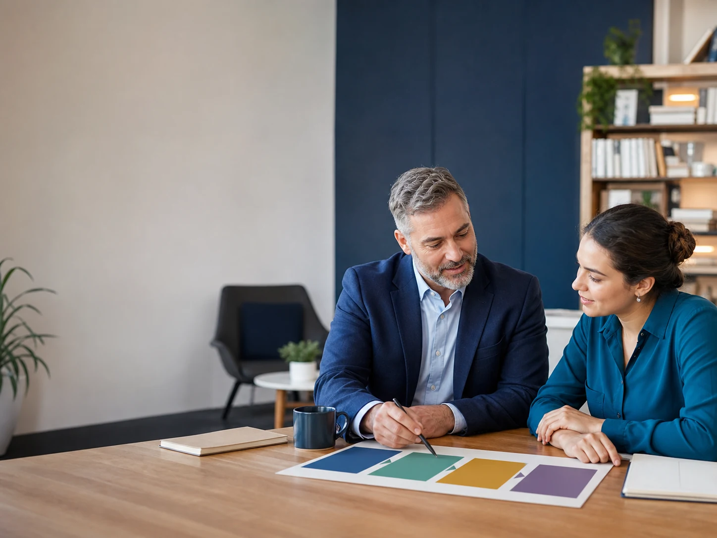 US CPA candidate receiving study timeline guidance from a finance mentor