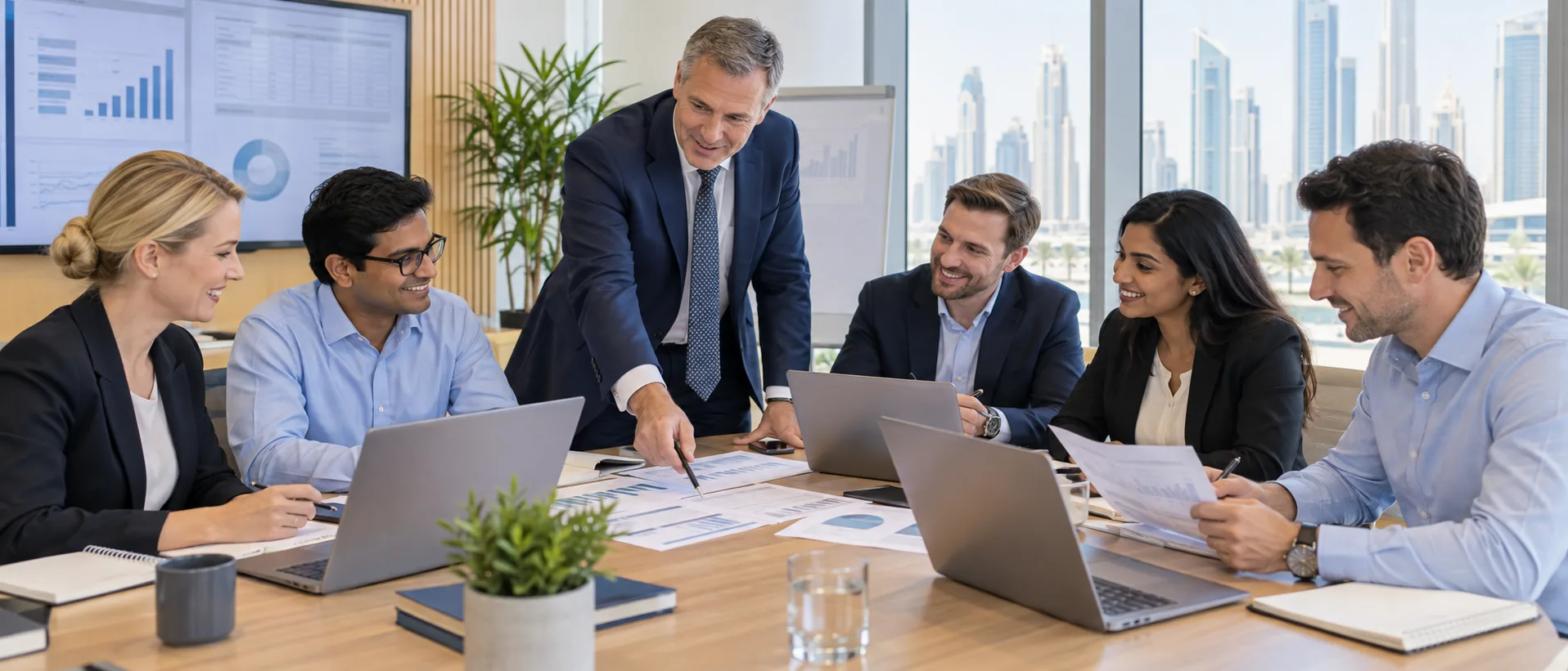 Finance professionals using verified AI workflows during UAE Corporate Tax training
